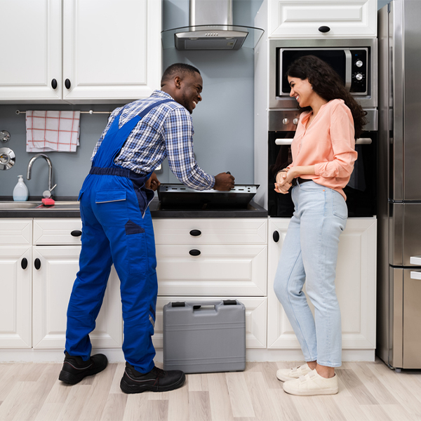 can you provide an estimate for cooktop repair before beginning any work in Borup